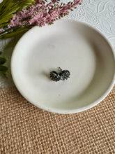 Load image into Gallery viewer, Gunmetal Glam Druzy Studs 10mm
