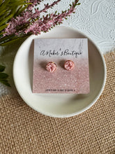 Load image into Gallery viewer, Blush Bloom Druzy Studs 10mm
