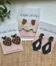 Load image into Gallery viewer, Bronzed Glow Co - Leopard Dangles
