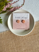 Load image into Gallery viewer, Sunset Sorbet Druzy Studs 10mm
